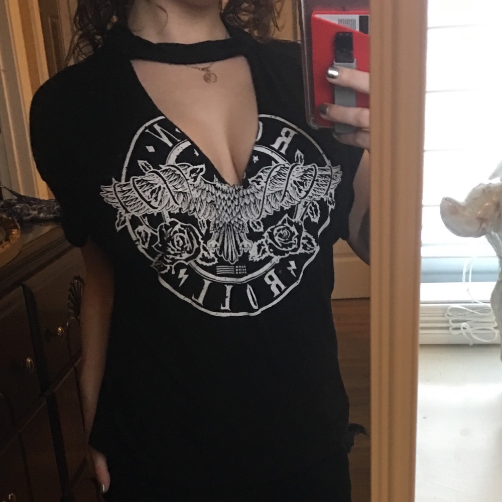 Rock n Roll cut out T-shirt